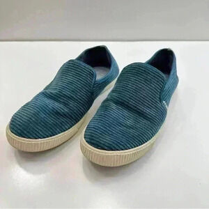 TOMS Shoes Women’s Slip On Loafers‎ Corduroy Blue Size 6